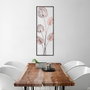 Wallity Strawberry 2 Escultura de pared de metal multicolor